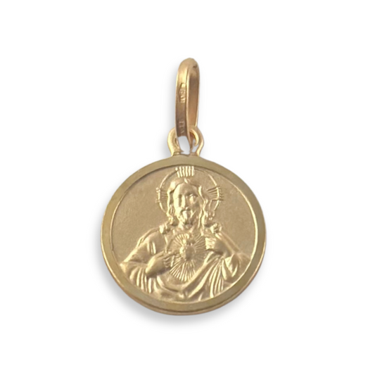 SACRED HEART OF JESUS / OUR LADY OF MOUNT CARMEL PENDANT