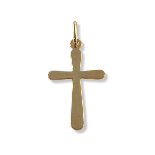 DIAMOND-CUT CROSS PENDANT