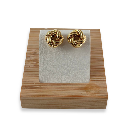 KNOT STUD EARRINGS
