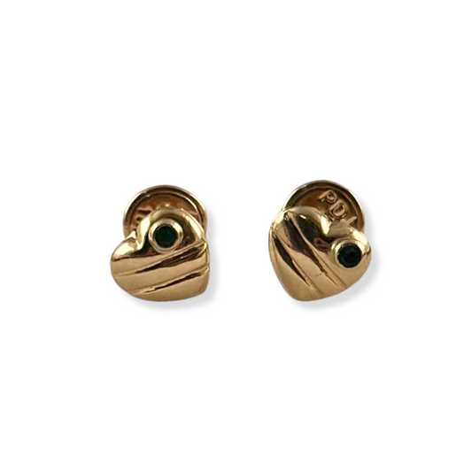 HEART STUD EARRINGS