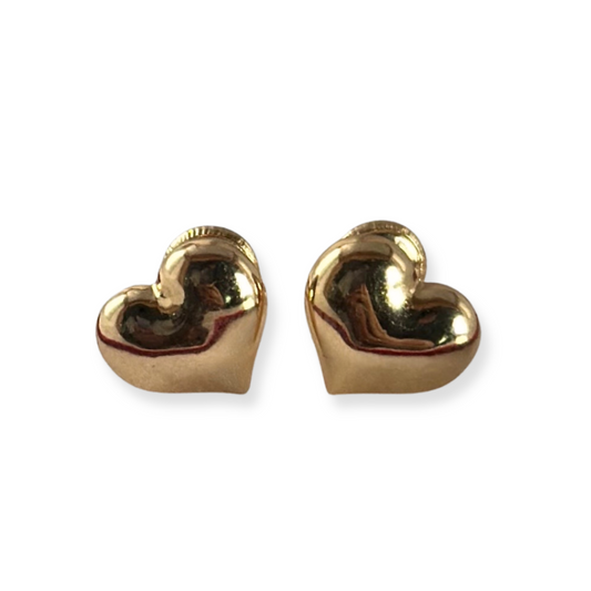 STUD EARRINGS HEART