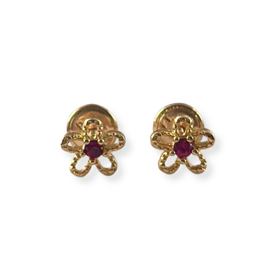 STUD EARRINGS FLOWER