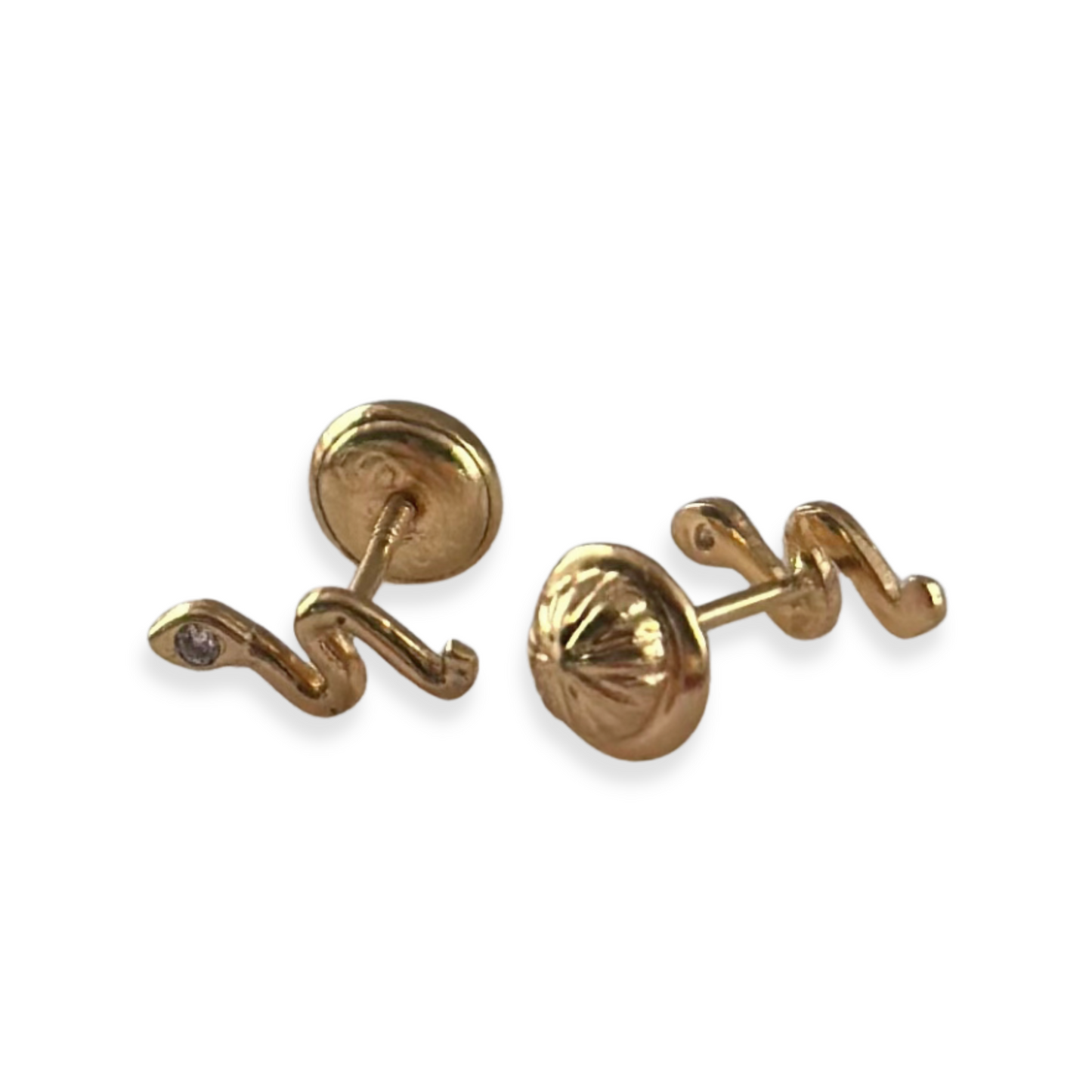 SNAKE STUD EARRINGS