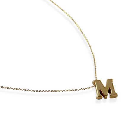 NECKLACE WITH LETTER M