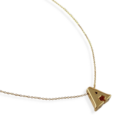 NECKLACE WITH LETTER A