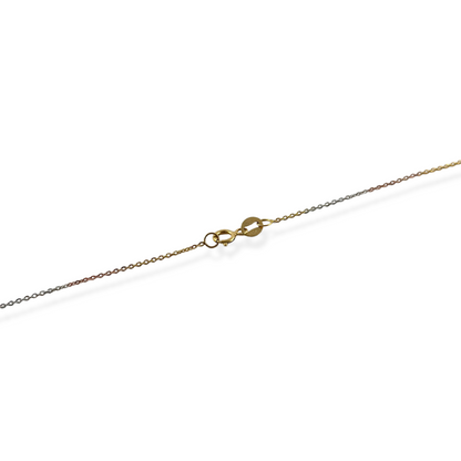 LINK CHAIN TRICOLOR GOLD
