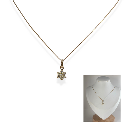 CHAIN WITH FLOWER PENDANT