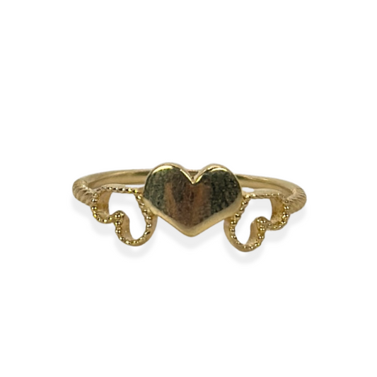 THREE HEART RING