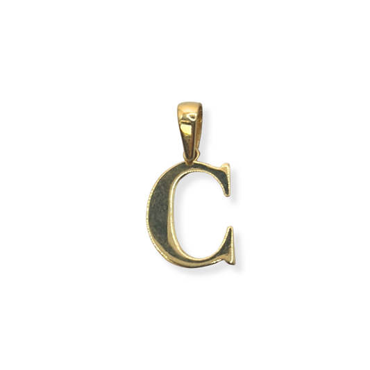 LETTER C PENDANT