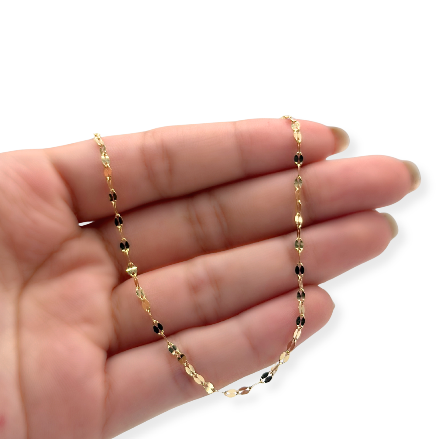MIRROR FLOWER CHAIN