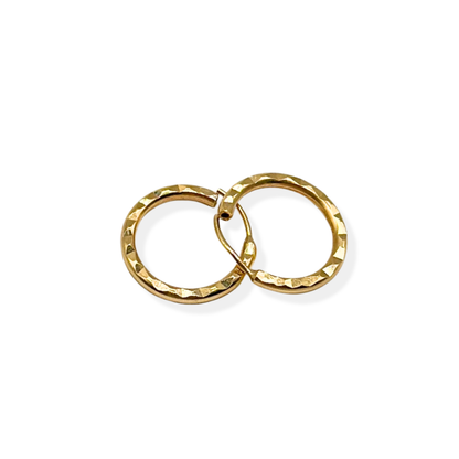 DIAMOND  HOOP EARRINGS