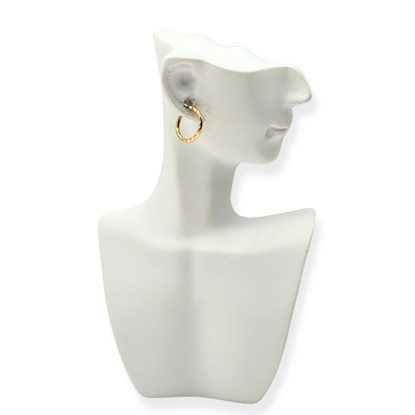 DIAMOND  HOOP EARRINGS