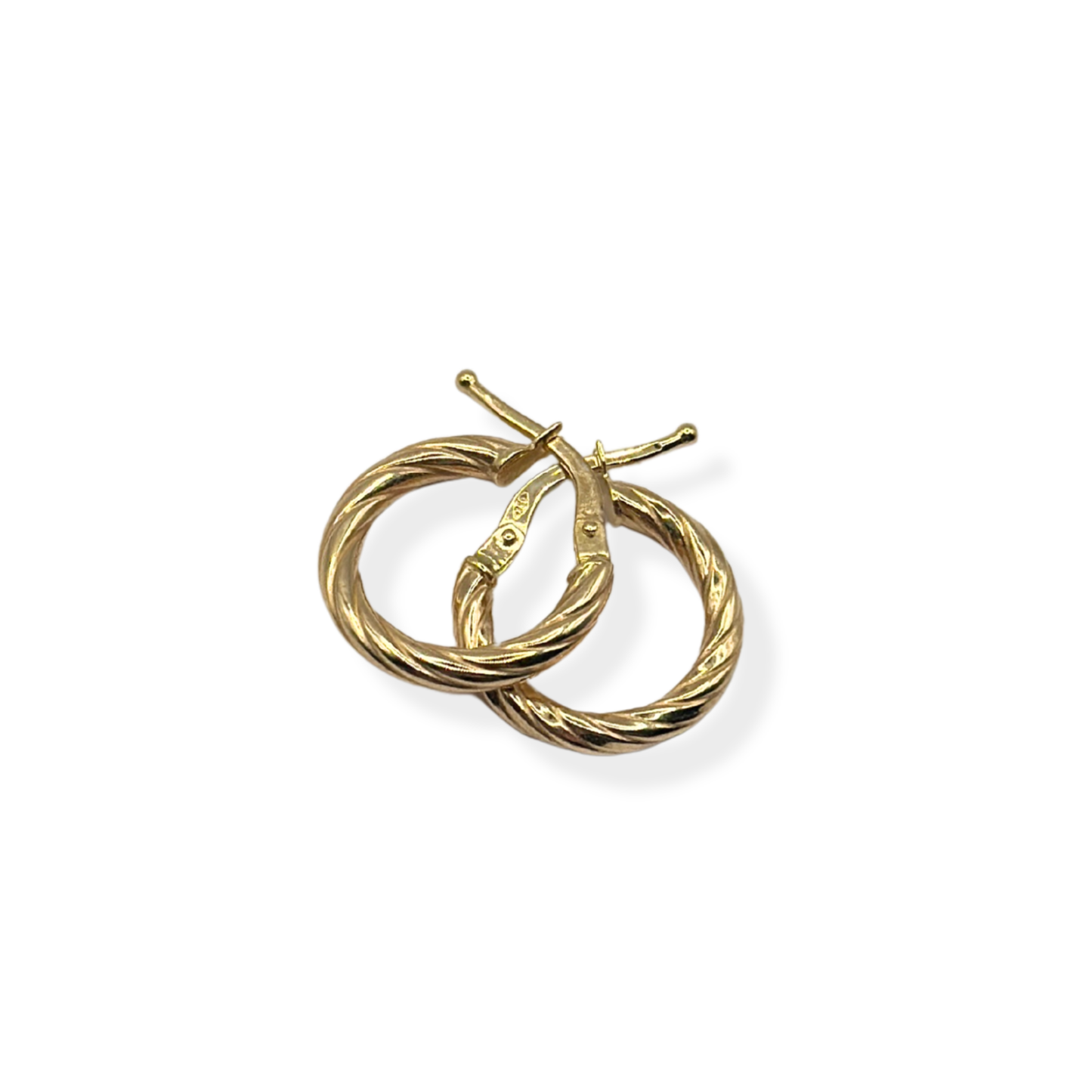 ROPE HOOP EARRINS