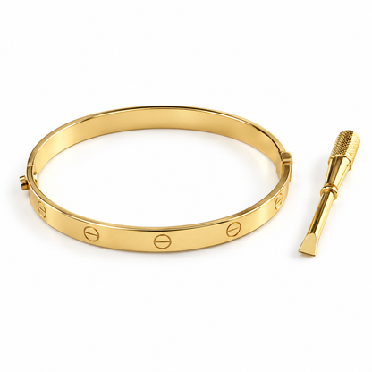 Love Bracelet / 7.9 gr / 19 cm / 7 mm / 18K Gold