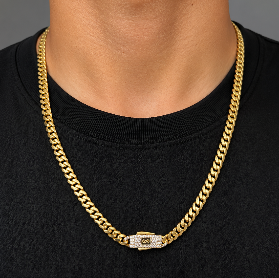 CADENA MÓNACO / 18,57 g/ 60 cm/ 5 mm/ ORO ITALIANO de 18k
