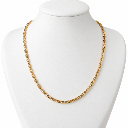 Mariner Chain / 3.74g/ 45cm/ 3mm/ 18K Italian Gold