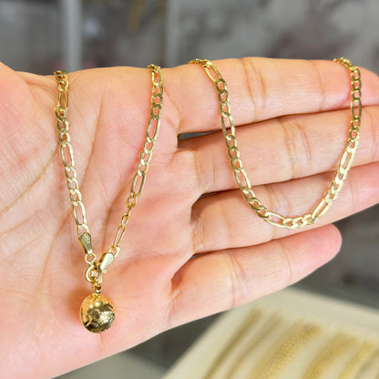 CUBANA CHAIN WITH CHARM FOR TEENAGERS