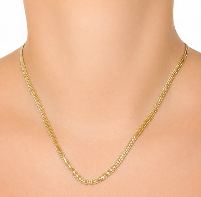 Sedusa Chain 2.7/ gr/ 46cm/ 3 mm/ 18K Italian Gold