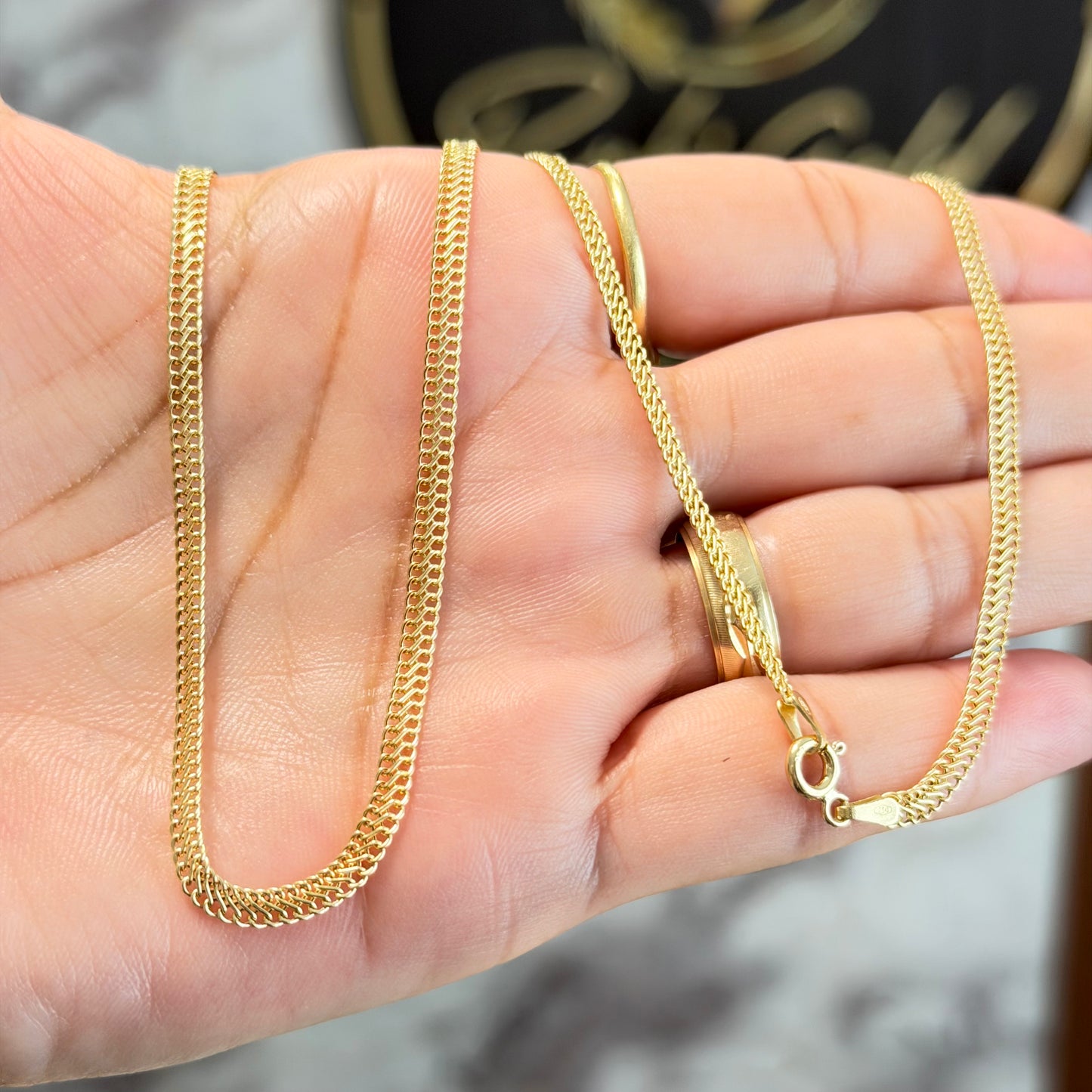 Sedusa Chain 3.5g/ 60cm/ 3mm/ 18K Italian Gold