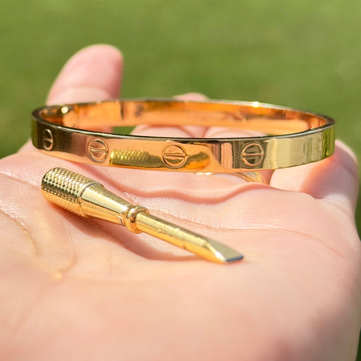 Love Bracelet / 7.9g/ 18cm/ 18K Gold