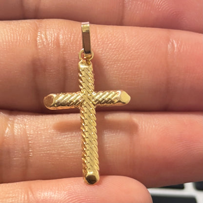 Crucifix Pendant / 0.75g / 3.2cm / 18K Gold