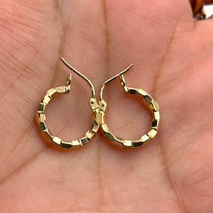 ROPE HOOP EARRINGS