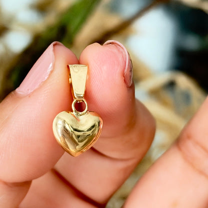 Heart Pendant / 0.7 gr / 2 cm / 18K Gold