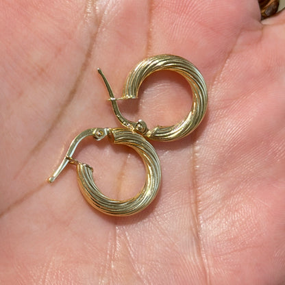 PENDIENTES DE ARO ROA