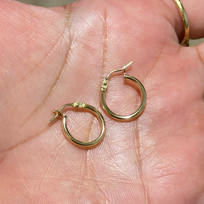 PENDIENTES DE ARO LISA BABY
