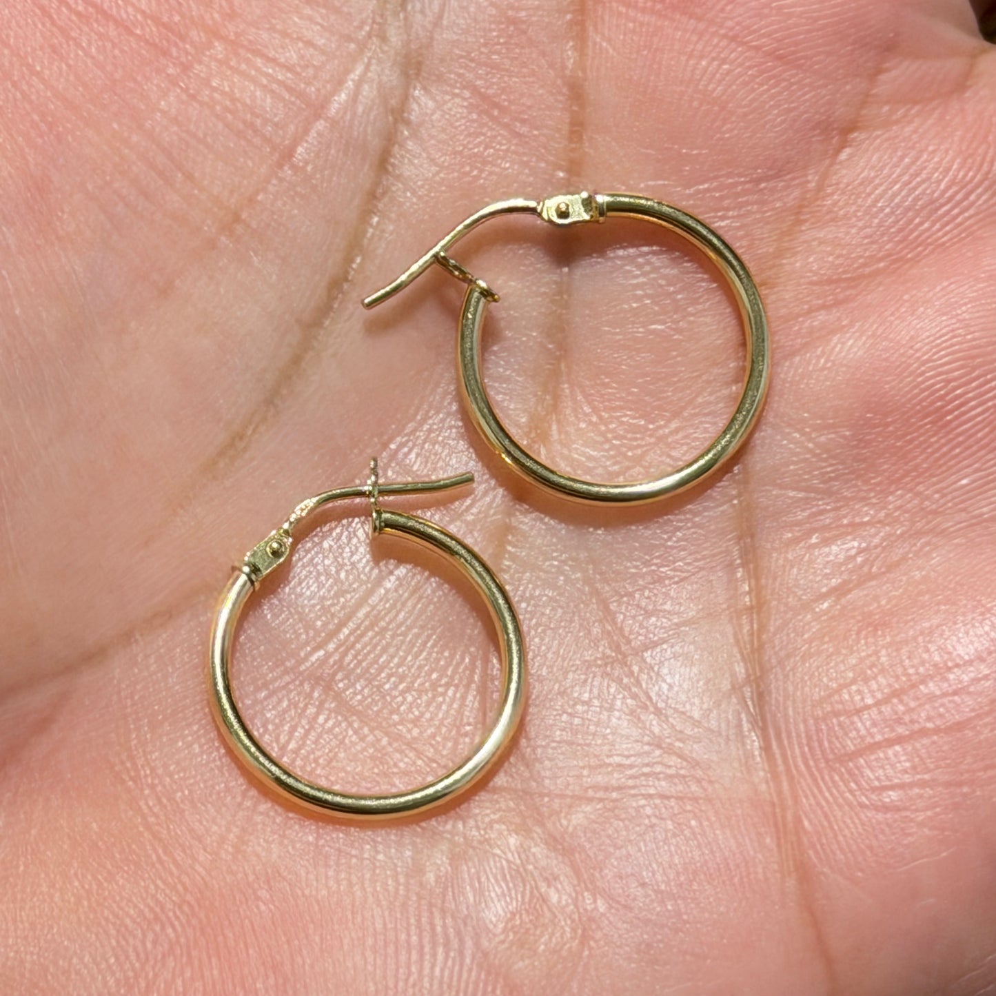 PENDIENTES DE ARO MEDIANOS LISA