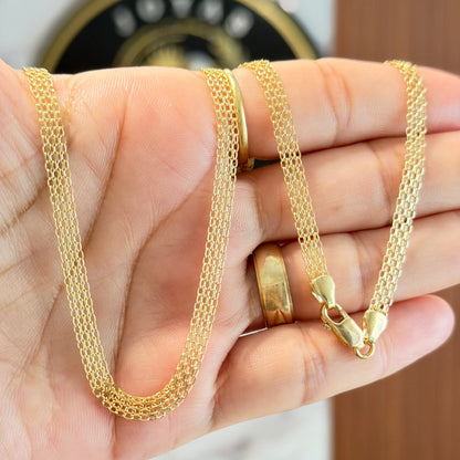 Bismarck Chain 8.3g/ 60cm/ 5mm/ 18K Italian Gold