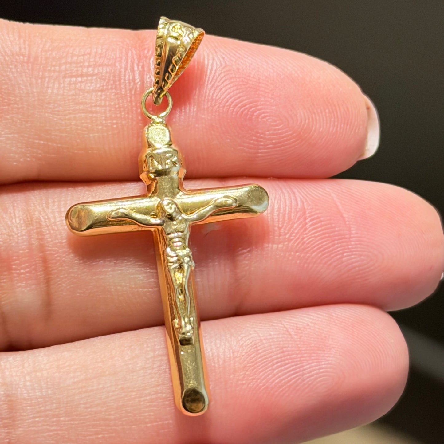 Cross Pendant / 1.51 gr / 4 cm / 18K Gold