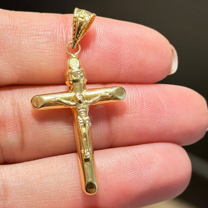 Cross Pendant / 1.51 gr / 4 cm / 18K Gold
