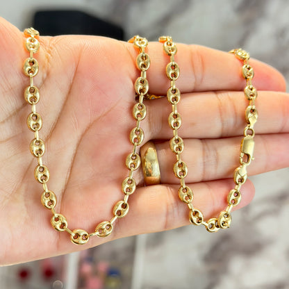 Gucci Chain/ 9.88g/ 60cm/ 4mm/ 18K Gold