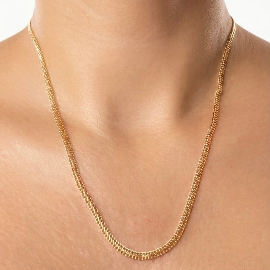 Sedusa Chain 2.93/ gr/ 52cm/ 3 mm/ 18K Italian Gold