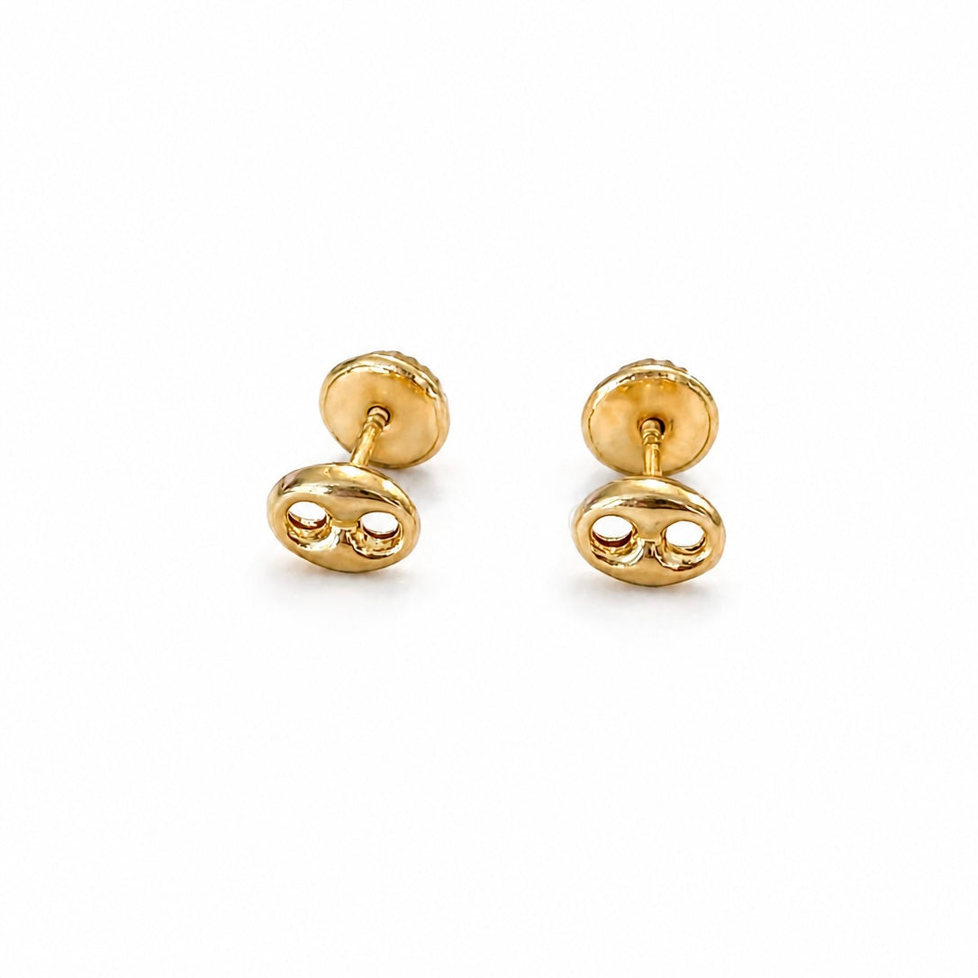 STUD EARRINGS GUCCI / NO. 2/ 4MM / 18K GOLD