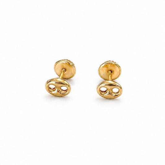 STUD EARRINGS GUCCI / NO. 2/ 4MM / 18K GOLD