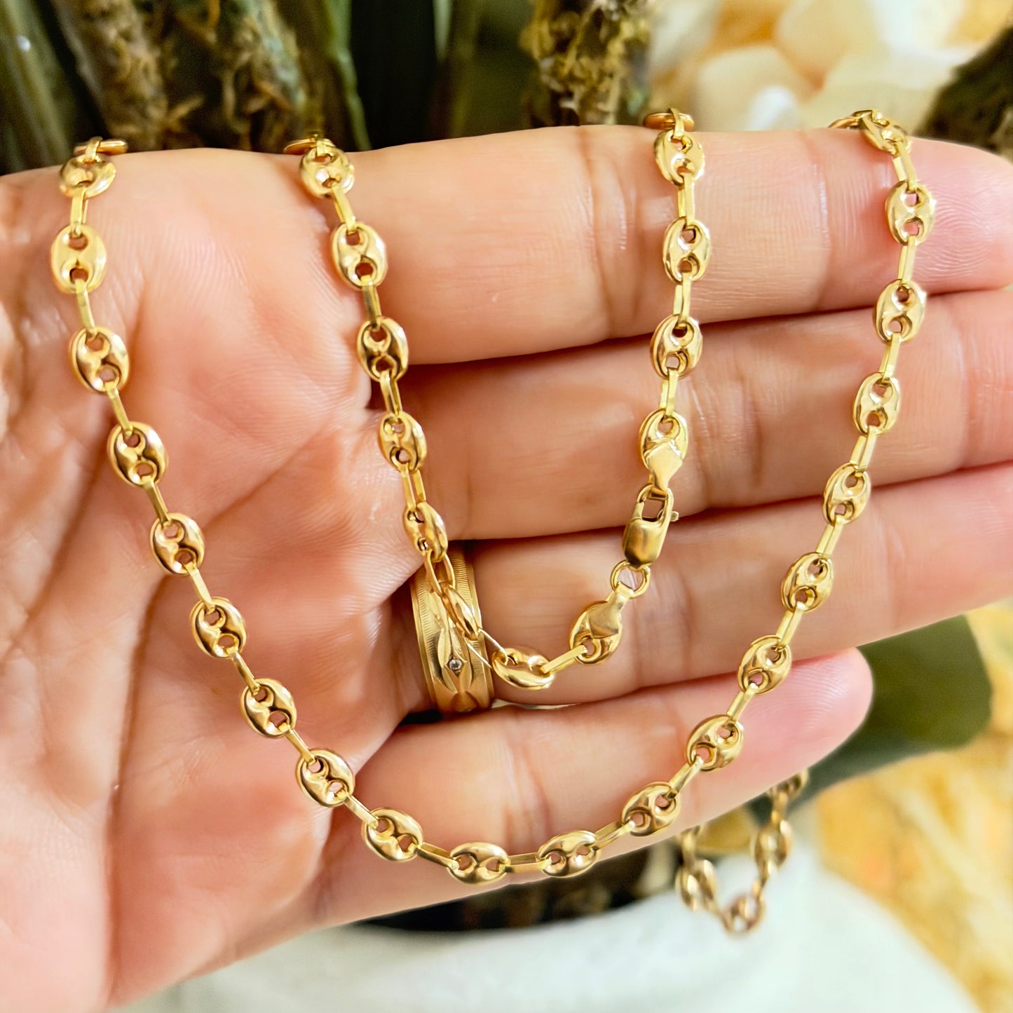 Gc Chain / 9.18 gr / 60 cm / 4.7 mm / 18K Gold