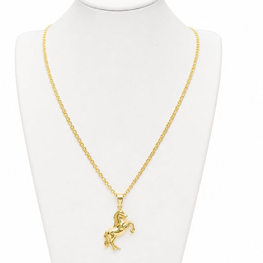 Bismarck Chain With Pendant/ 8.28 g/ 60gc/ 4mm/ 18K Italian Gold