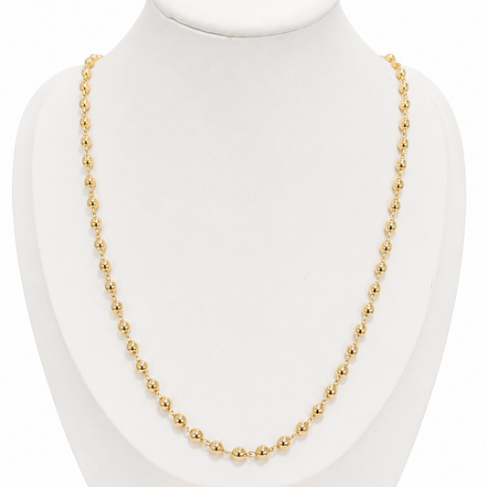 GUCCI CHAIN/ 9.88g/ 60cm/ 3mm/ 18k  GOLD
