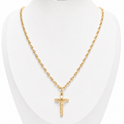 Gucci Chain With Pendant/ 13.14g/ 60cm/ 3mm/ 18K Gold
