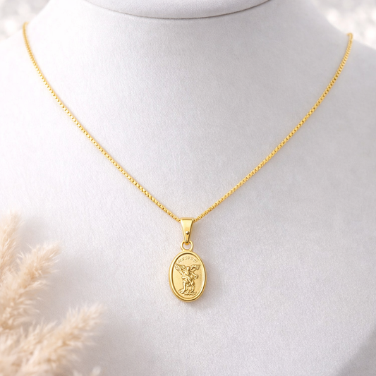 VENETIAN CHAIN WITH SAN MIGUEL ARCÁNGEL  PENDANT
