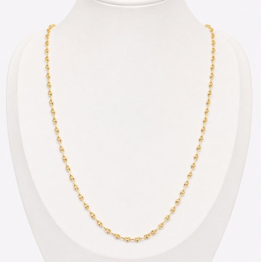 BABY GUCCI CHAIN/ 6.55g/ 60cm/ 3mm/ 18k  GOLD