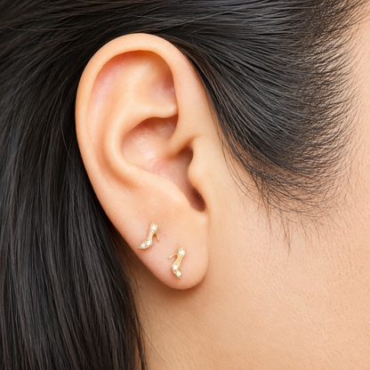 SNEAKER EARRINGS / 0.7gr / 2mm / GOLD 18K