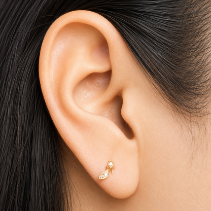 SNEAKER EARRINGS / 0.7gr / 2mm / GOLD 18K