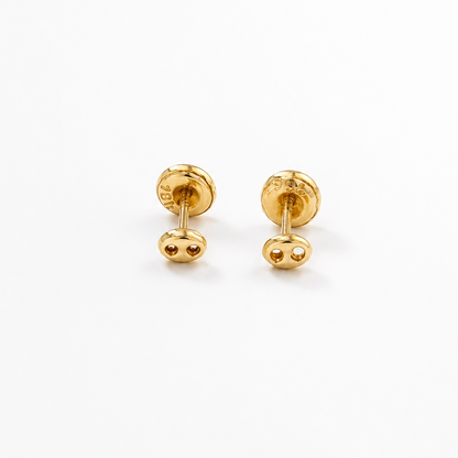STUD EARRINGS GUCCI / NO. 1 / 3MM / 18K GOLD