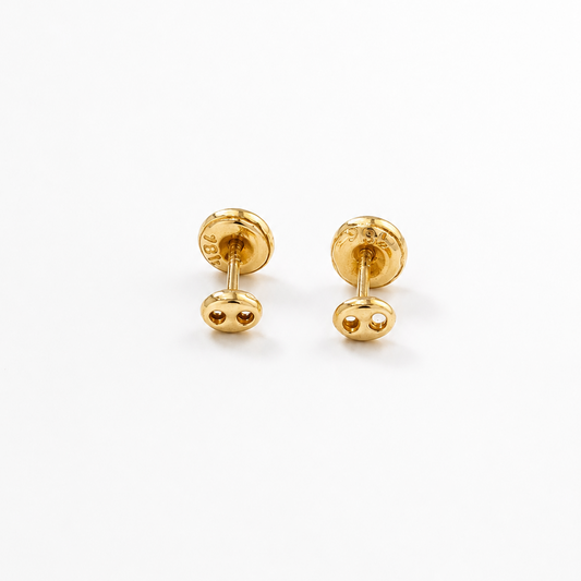 STUD EARRINGS GUCCI / NO. 1 / 3MM / 18K GOLD