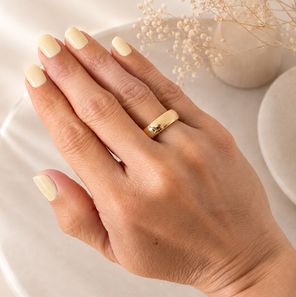 Wedding Ring / 3 gr / Size 8 / 6 mm / 18K Gold