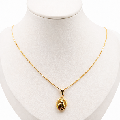 CADENA VENECIANA CON COLGANTE SAGRADO CORAZÓN DE JESÚS