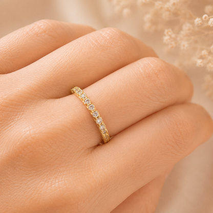 Anillo Churumbela / 1.5 gr / Talla 5 1/2 / Oro italiano de 18K